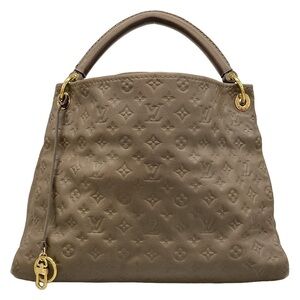 Authentic Louis Vuitton Artsy MM Terre Brown empreinte leather $3800 MSRP